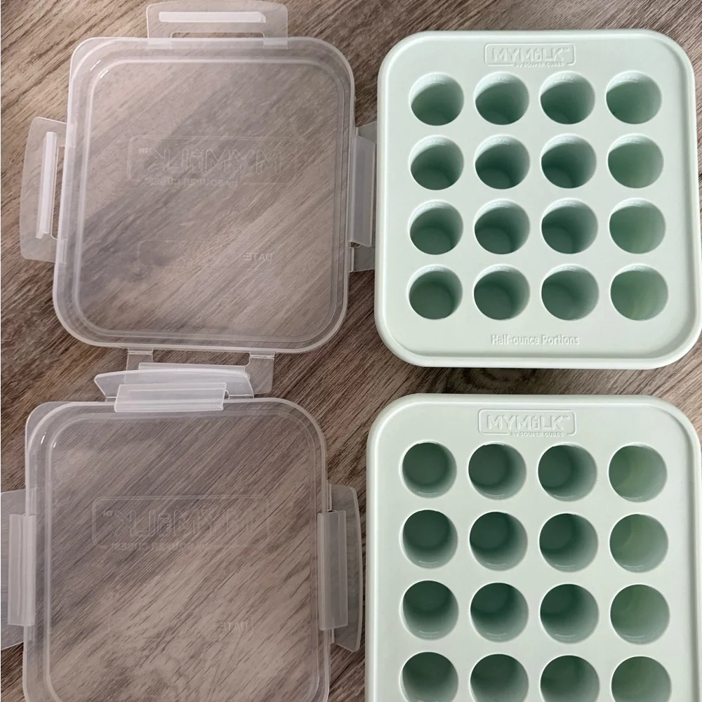 Souper Cube My Mylk Trays (set of 2) - blue